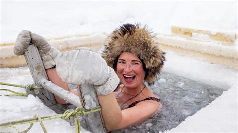 nude ice bathing|The Hottest Winter Trend In Europe: Plunging In Freezing Water